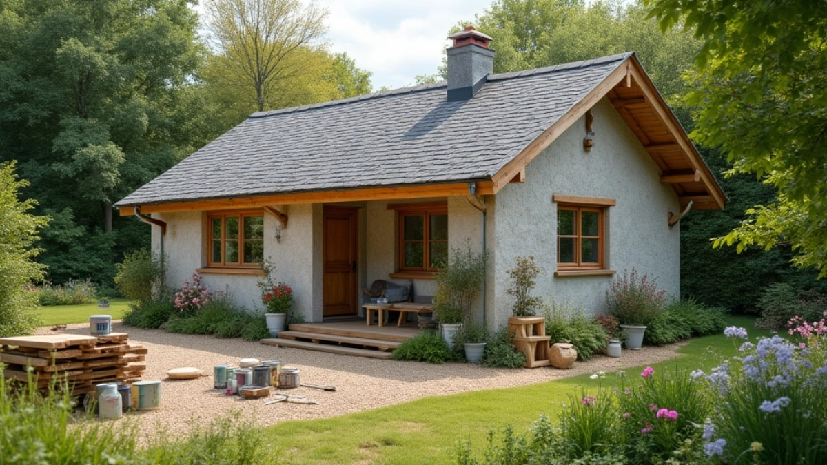 Remont domku na działce ROD