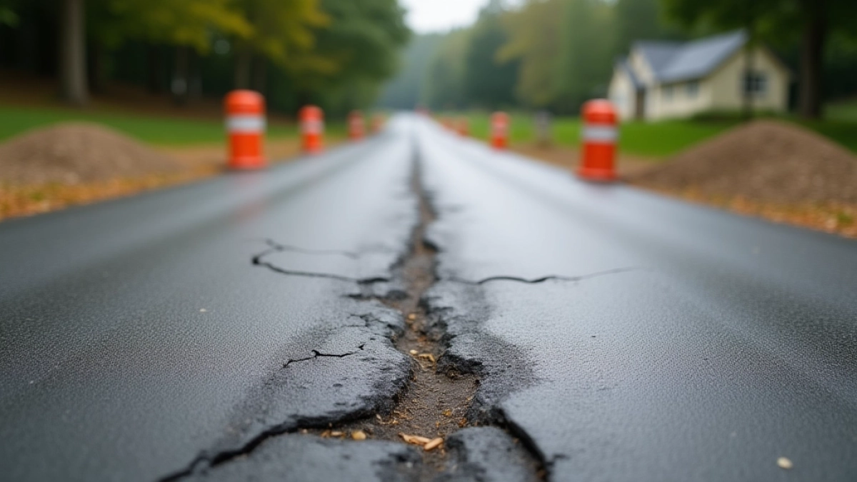 Remont drogi a wjazd na posesję